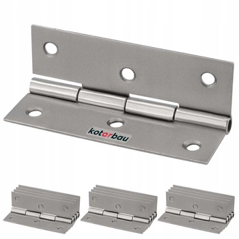 Závěs spojovací křídlový 70mm nikl sada 12 ks.