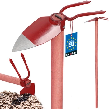 Zahradní motyčka ve tvaru srdce s drápy ocelová na plevel 120 cm