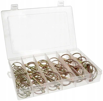 Závlačka s kolečkem ocel pozink sada 50 ks.