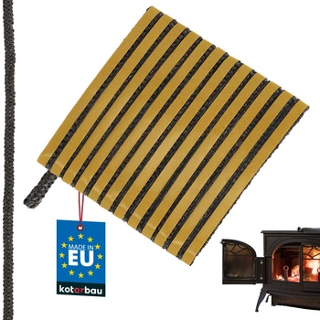 Samolepicí páska na těsnění krbu a kamen 6x2,5 mm 2,5 m