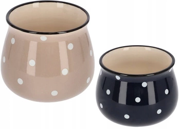 Sada keramických obalů na květináče - 2 ks. kotarbau