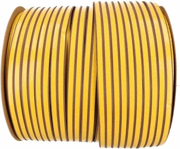 Samolepicí těsnění 9x7,5 mm dveře okna d 10 m hnědá