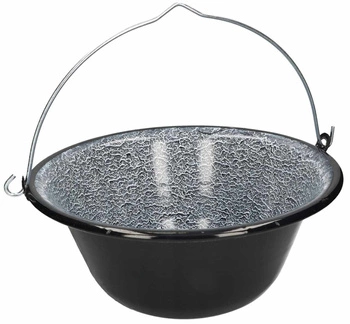 Litinový kotlík 10 lovecký vařič na táborák kotarbau