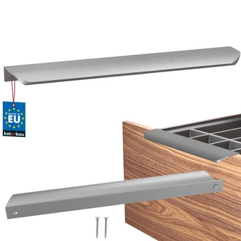 Uchyt nábytkový hliníkový stříbrný 256/276 mm