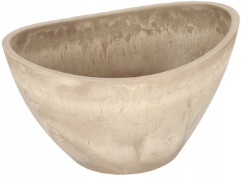 Podlouhlý kompozitní plášť hrnce béžové barvy kotarbau