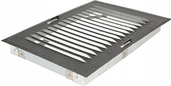Ventilační mřížka z nerezové oceli komínová 14x21 cm - Barva antracit
