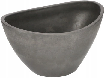 Loď hrnec podlouhlý kompozitní šedá
