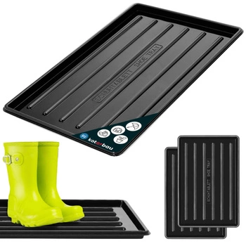 Stojánek na boty 45x30 cm  Sada 2 ks - Barva černá