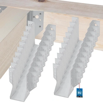 Hák na dřevěnou trám tesařský krokvový 70x125 mm sada 25 ks.