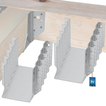 Hák na dřevěnou trám tesařský krokvový 160x170 mm sada 10 ks.