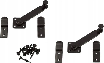 Uzamykatelné okenice branky altánku háček - 2 ks.