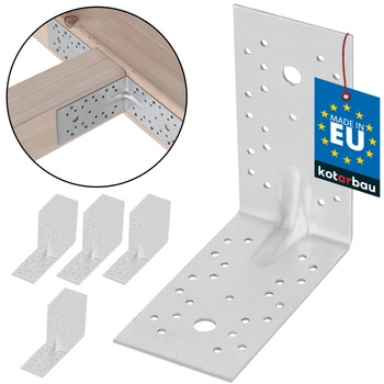 Úhelník s prolisem 150x150x80 - 50 ks.