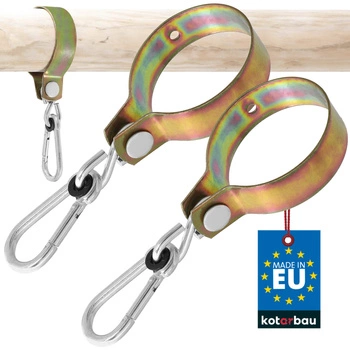 Kyvný hák s karabinou 100 mm - 2 ks.