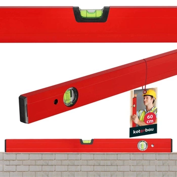 Vodováha hliníková stavební červená 60 cm