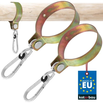 Karabina s háčkem 120 mm - 2 ks.