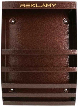 Koš na noviny reklamu - Barva měď antik