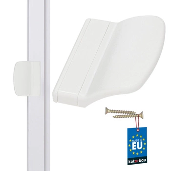 Balkonové madlo bílá 70x55 mm