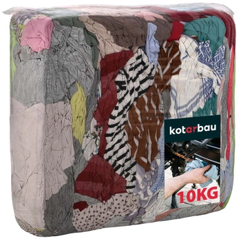 Průmyslový bavlněný flanelový čisticí hadr 10 kg