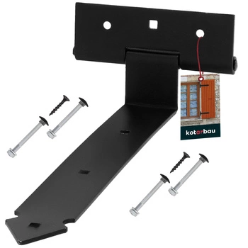Závěs altánový pro zateplení 270 mm černý se šrouby