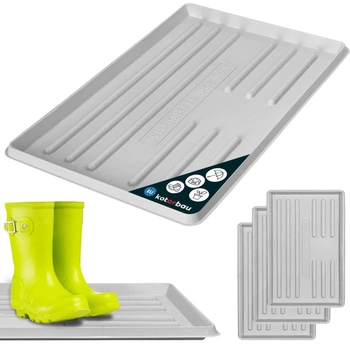 Odkapávač na boty 60x40 cm sada 3 ks. – Barva šedá