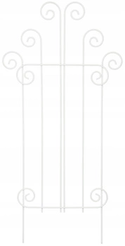 Plot palisádový zahradní záliv bílý 48 cm