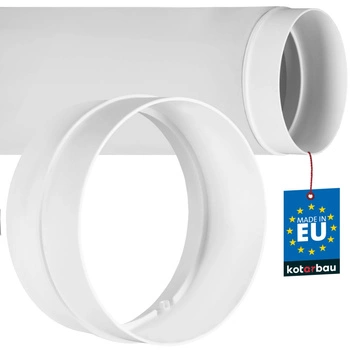 Připojení větracího potrubí kulatý konektor 125