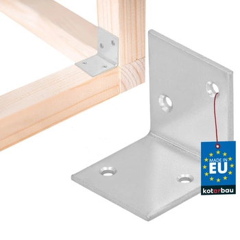 Tesařský úhelník nerezový pozinkovaný 35x35x35 mm