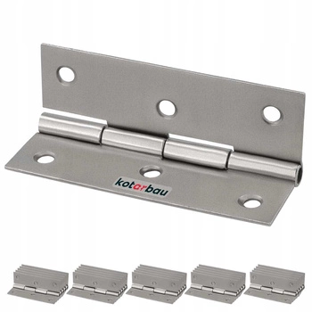 Závěs spojovací křídlový 70mm nikl sada 25 ks.