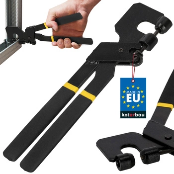 Kleště svěrák pro spojování svírání ocelových profilů plechů 30 cm