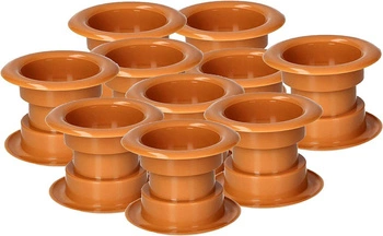 Těsnění pro dveře větrací trubka - 10 ks - Barva olše