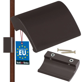 Držák balkonový na dveře okno - Barva tmavě hnědá