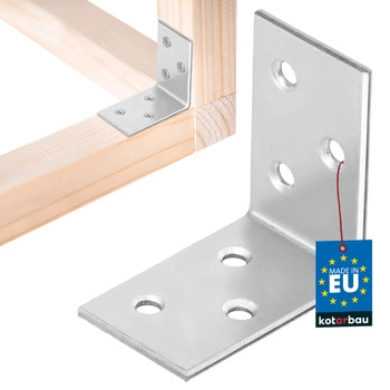 Tesařský úhelník nerezový pozinkovaný 40x40x25 mm