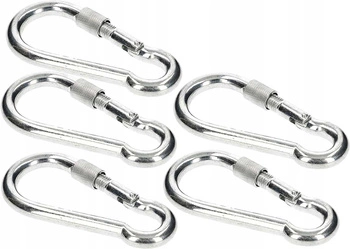 Karabina otočná 100 háček na lano - 5 ks.