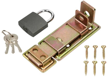 Garážový šroub 130 mm s visacím zámkem