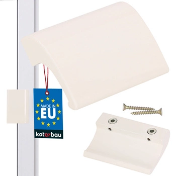 Držák balkonový na dveře okno - Barva krémová