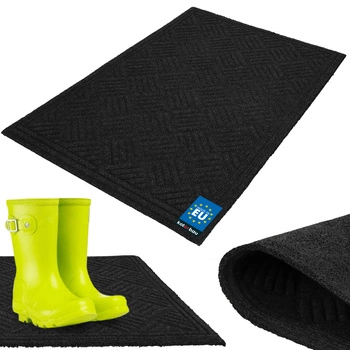 Rohožka na boty protiskluzový kobereček šedá 60x90 cm