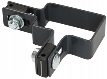 Upevňovací objímka sloupku panelů plotu 60x40 mm rohová - Barva grafitová