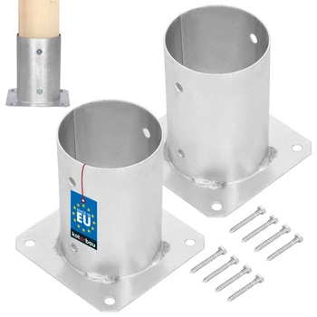 Šroubovaný podstavec pro tyč fi 100 mm sada 2 ks.