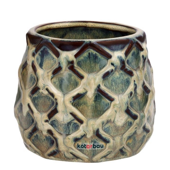 Keramický květináč ananas fi 90 mm