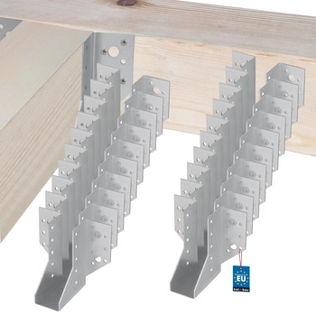 Hák na dřevěnou trám tesařský krokvový 38x111 mm sada 25 ks.