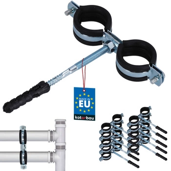 Trubková svorka 1" rukojeť gumové těsnění 10 ks.