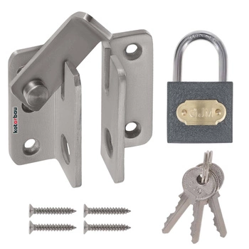 Ocelový šroub s hlavou inox 60x50 s visacím zámkem