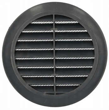 Kruhová plastová větrací mřížka s oky 125 mm