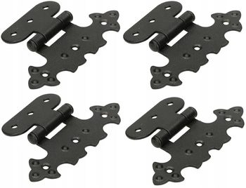 Dekoratívní závěs černý - 4 ks.