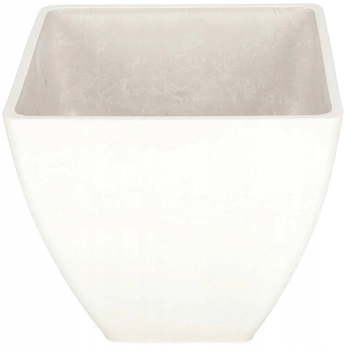 Zahradní květináč ochranný kompozitní květináč bílý 28 cm kotarbau