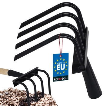 Motyka na plevel kypření s drápky 4 zuby