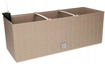 Balkónový květináč 50 pro květiny kotarbau hnědá