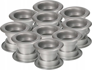 Těsnění pro dveře větrací trubka - 10 ks - Barva stříbrná šedá