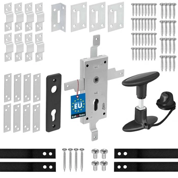 Sada garážového zámku kastel 4-dveřová garážová vrata