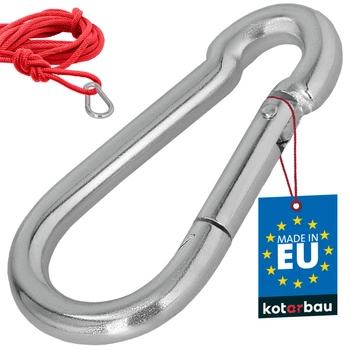 Hasičský karabina pro houpačky lana sítě kovová 100 mm